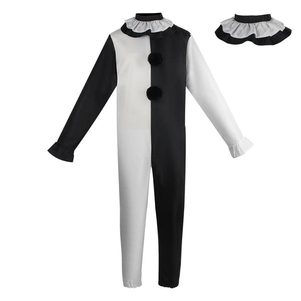 Black and White Clown Costume  Killer Clown for Teens Adult Halloween Outfits