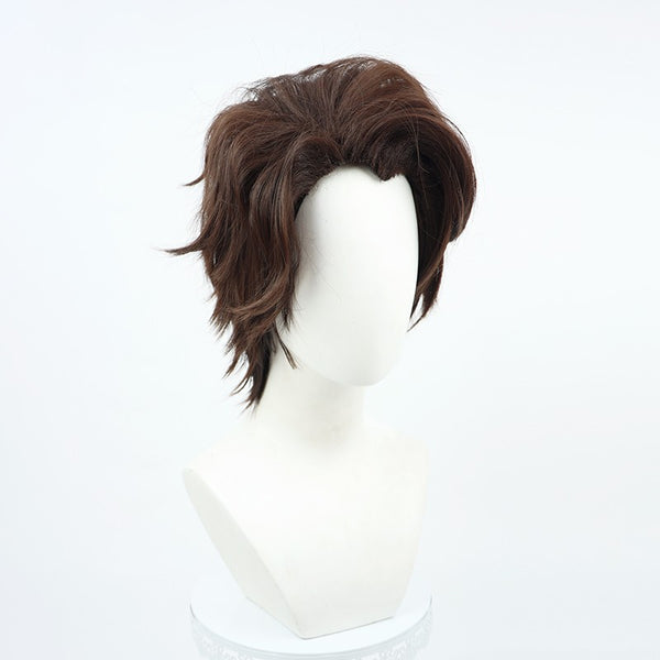 Gotei 13 5th Division Captain Aizen Cosplay Wigs Brown Wigs Accessories