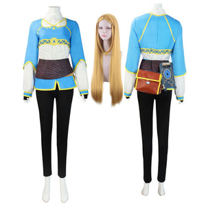 Kids/Adults Costume Princess Zela Costume With Wigs Full Set Cosplay Costume Outfit