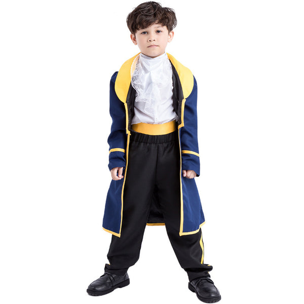 Child Beast Prince Costume King Costume Halloween Boys Beast Costume Princess Costume Suit