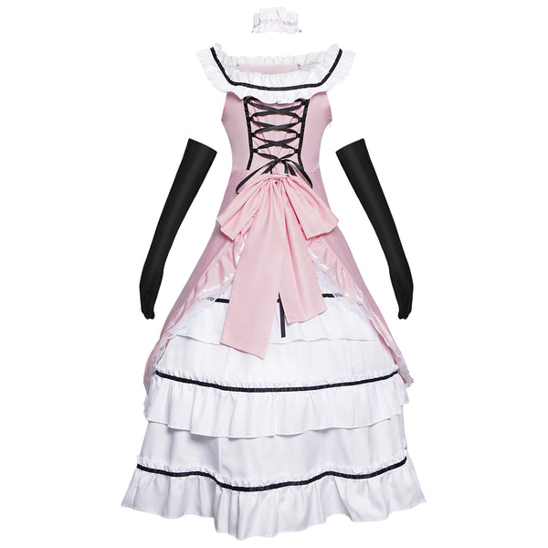 Ciel Phantomhive Robin Dress Costume With Wigs Female Halloween Costume Full Set