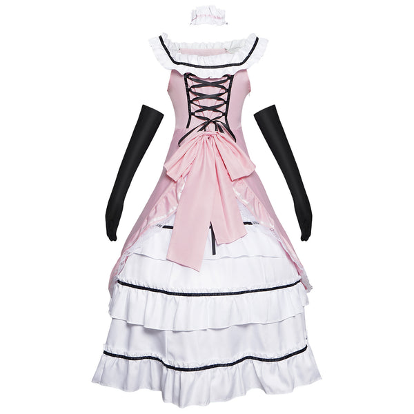 Ciel Phantomhive Robin Dress Costume With Wigs Female Halloween Costume Full Set