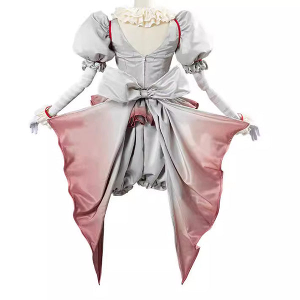 Clown Women's Cosplay Costume Scary Clown Costume Deluxe Version Halloween Party Costume