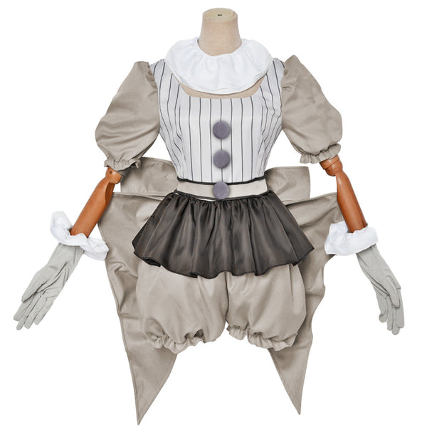 Clown Women's Cosplay Costume Scary Clown Costume Deluxe Version Halloween Party Costume