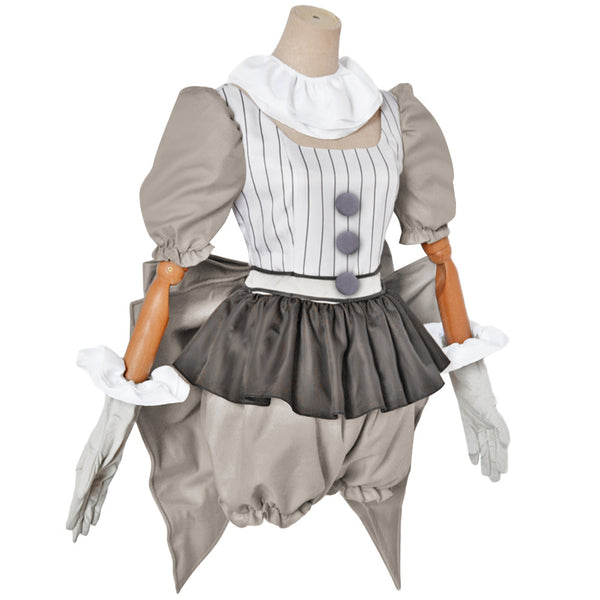 Clown Women's Cosplay Costume Scary Clown Costume Deluxe Version Halloween Party Costume