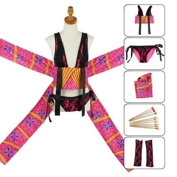 Daki Cosplay Costume Dress Outfit Bikini Costume Halloween Cosplay