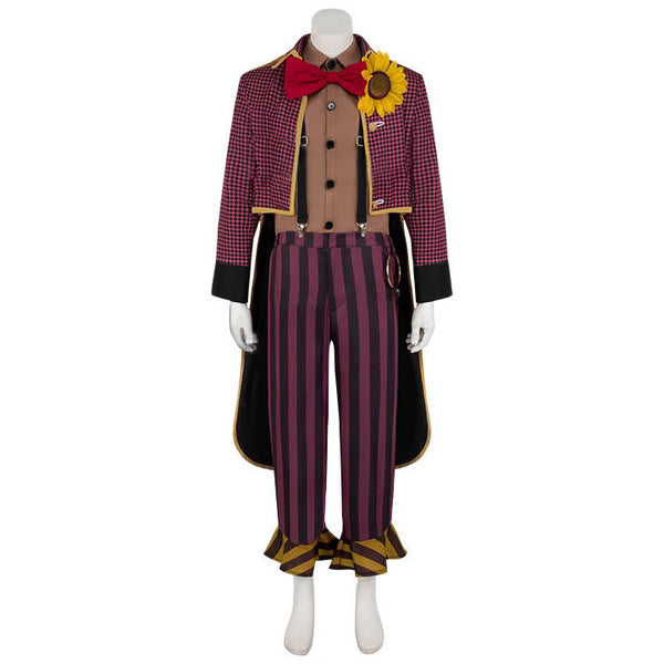 Dead by daylight Clown Costume Suit Halloween Men Cosplay Outfit