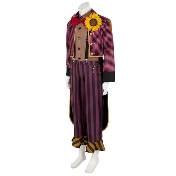 Dead by daylight Clown Costume Suit Halloween Men Cosplay Outfit