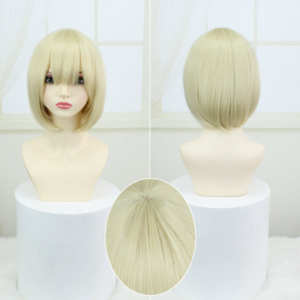 Delicious in Dungeon Falin Touden Cosplay Wigs Golden Short Wigs