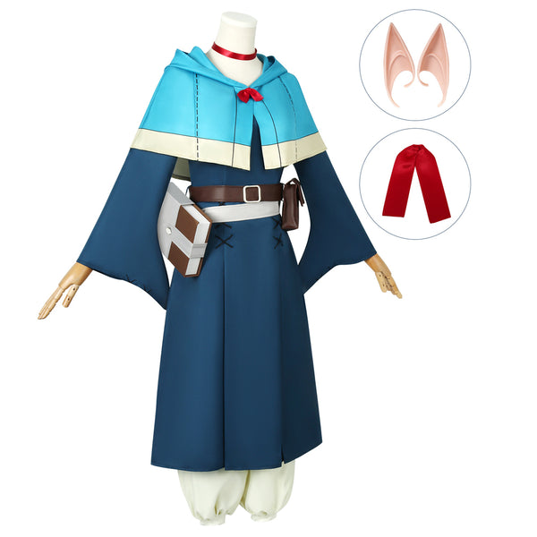 Delicious in Dungeon Marcille Donato Cosplay Costume Full Set With Book