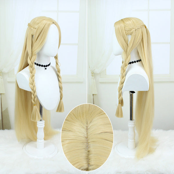 Delicious in Dungeon Marcille Donato Cosplay Wigs Golden Long Wigs