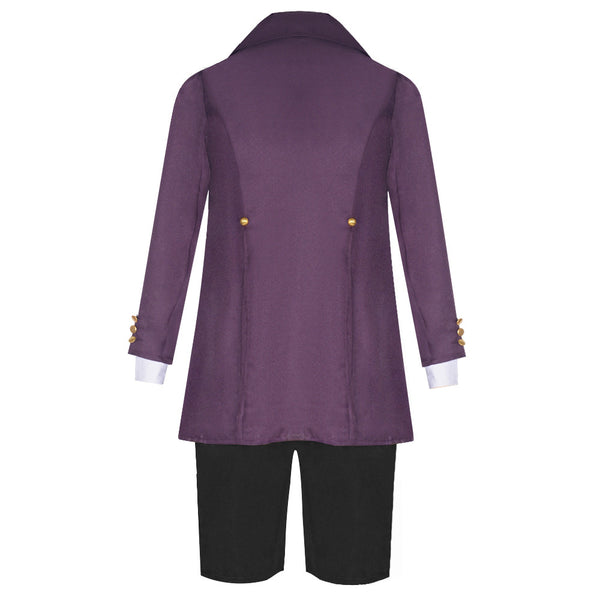 Earl Alois Trancy Jim Macken Purple Suit Costume Halloween Cosplay Outfit
