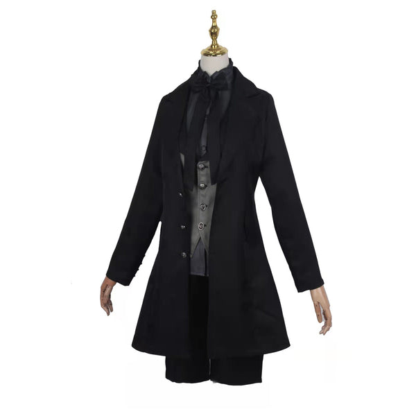 Earl Ciel Phantomhive Demon Outfit Costume Black Suit Halloween Costume