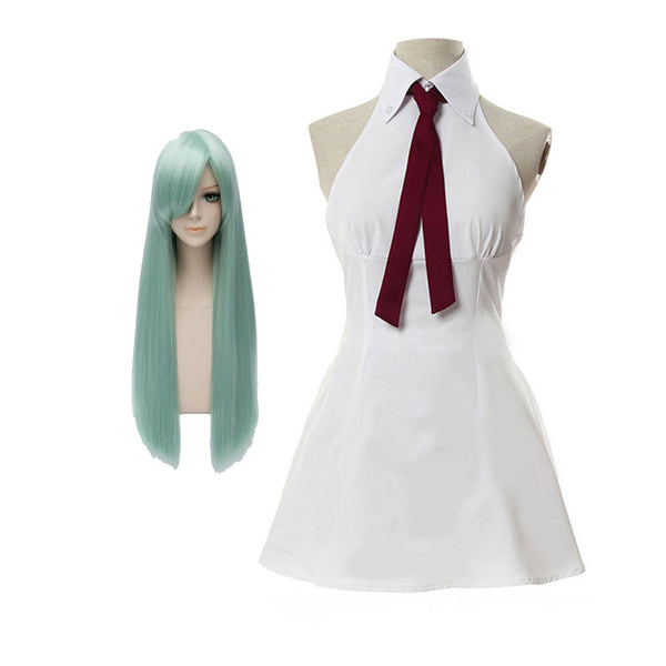 Elizabeth Liones White Dress Costume Halloween Cosplay Outfit