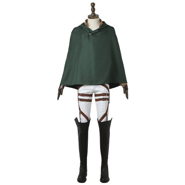 Eren Jaeger Costume Full Set Scout Regiment Anime Cosplay Outfit For Men