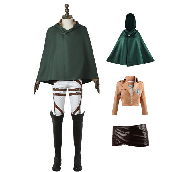 Eren Jaeger Costume Full Set Scout Regiment Anime Cosplay Outfit For Men