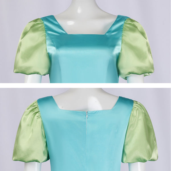 Evil Stepsisters Princess Ball Gown Cosplay Costume Dress for Halloween Party
