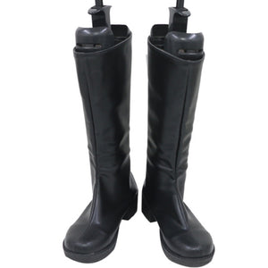 Fern Cosplay Boots Black PU Leather Costume Shoes Frieren Beyond Journey's End Cosplay Accessories