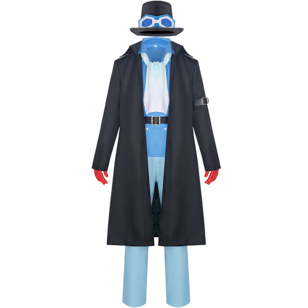 Flame Emperor Sabo Costume Uniform With Hat Halloween Cosplay Outfit