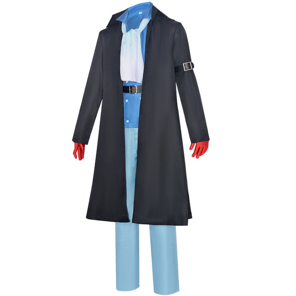 Flame Emperor Sabo Costume Uniform With Hat Halloween Cosplay Outfit