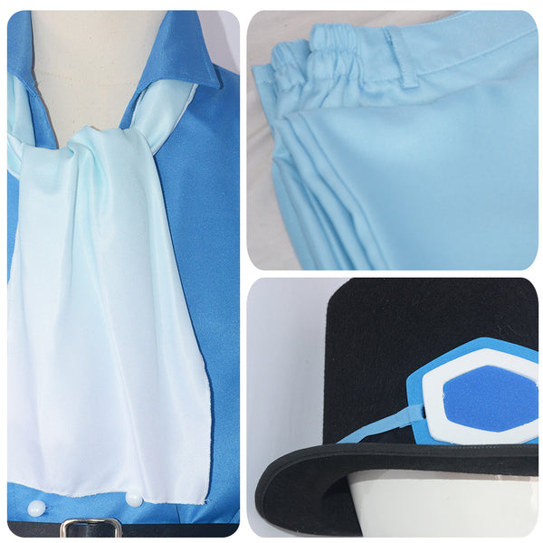 Flame Emperor Sabo Costume Uniform With Hat Halloween Cosplay Outfit