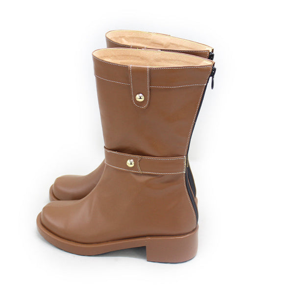 Frieren Cosplay Shoes Brown Cosplay Boots