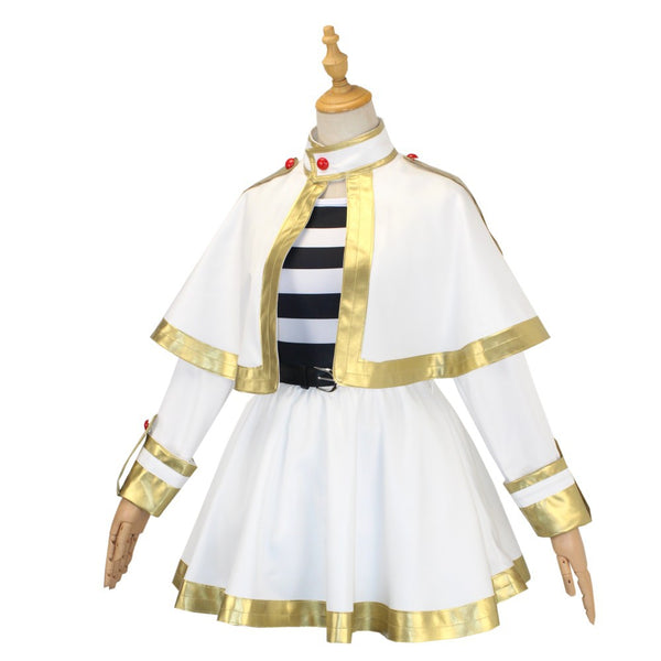 Frieren Costume Dress Anime Magical Elf Cosplay Costume Witch Halloween Costume with Elf Ears