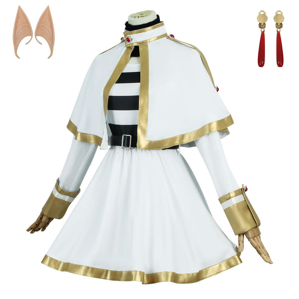 Furiren Costume Dress With Wigs and Boots Whole Set Women Girls Halloween Costume Set