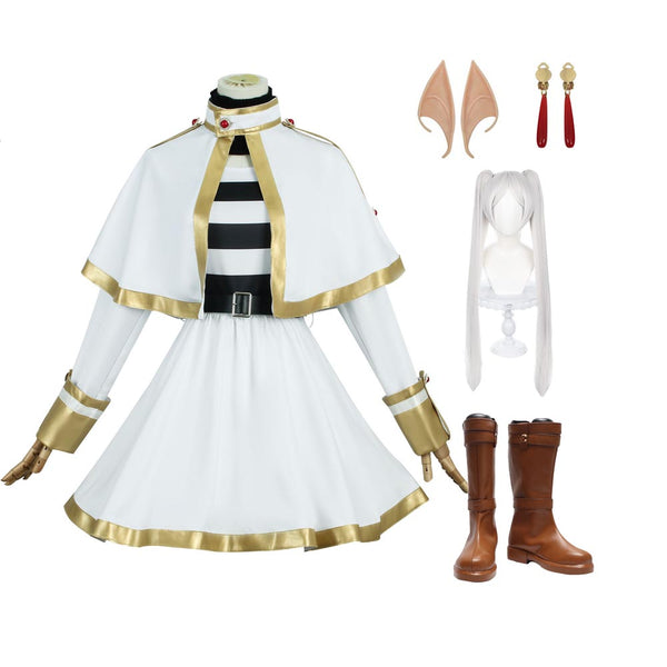 Furiren Costume Dress With Wigs and Boots Whole Set Women Girls Halloween Costume Set