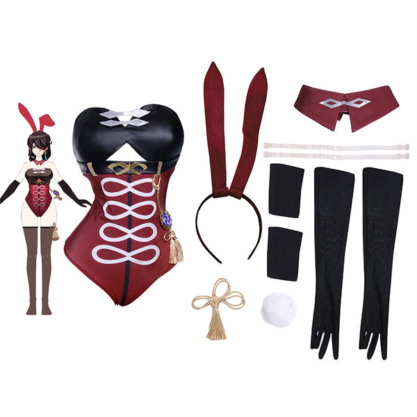 Genshin Impact Beidou Bunny Girl Costume Sexy Halloween Carnival Costume Outfit