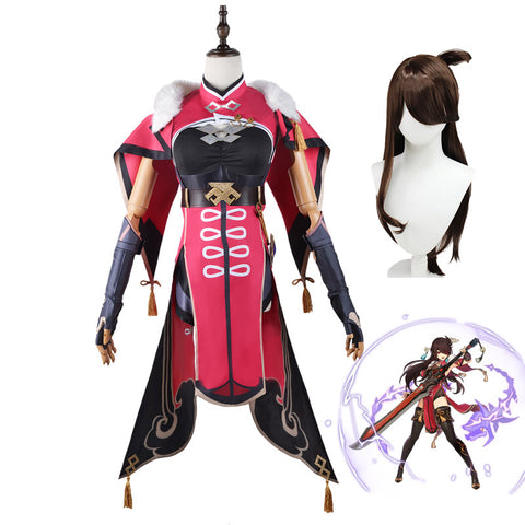 Genshin Impact Beidou Costume Full Set Halloween Carnival Cosplay Costume Outfit Set
