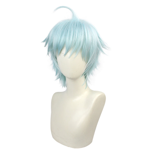 Genshin Impact Chongyun Costume Wigs Blue Short Wigs