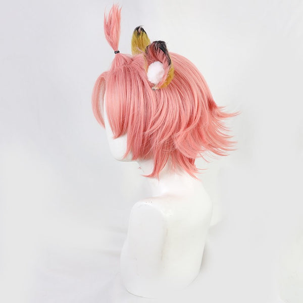 Genshin Impact Diona Costume Wigs Pink Wigs With Ears