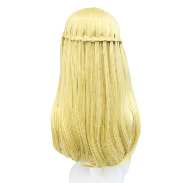 Genshin Impact Fischl von Luftschloss Narfidort Costume Wigs Golden Long Wigs