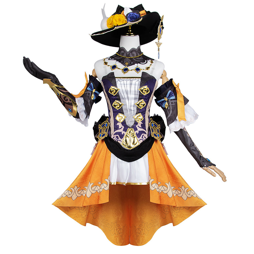 Genshin Impact Navia Caspar Costume Women Girls Halloween Carnival Cosplay Outfit