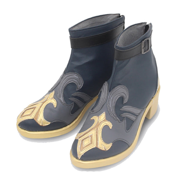Genshin Impact Neuvillette Cosplay Shoes Halloween Costume Boots Accessories