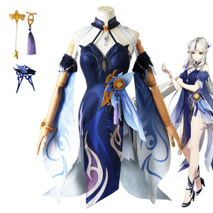 Genshin Impact Ningguang Skin Outfit Costume Orchid's Evening Gown Halloween Costume Dress