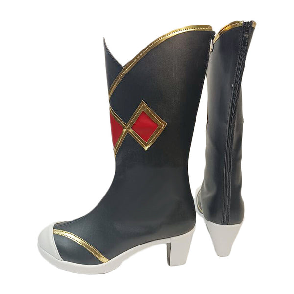Genshin Impact Nuns Rosaria Cosplay Boots Customized PU Leather Cosplay Shoes