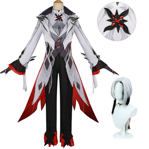 Genshin Impact The Knave Arlecchino Costume Outfit Halloween Canrival Cosplay Costume Suit