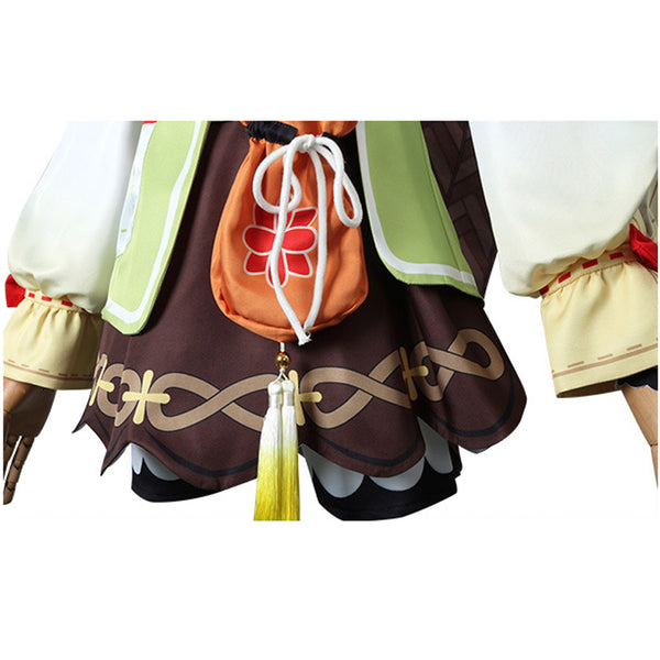 Genshin Impact Yaoyao Cosplay Kids and Adults Costume With Back Basket Halloween Carnival Cosplay Ouftit