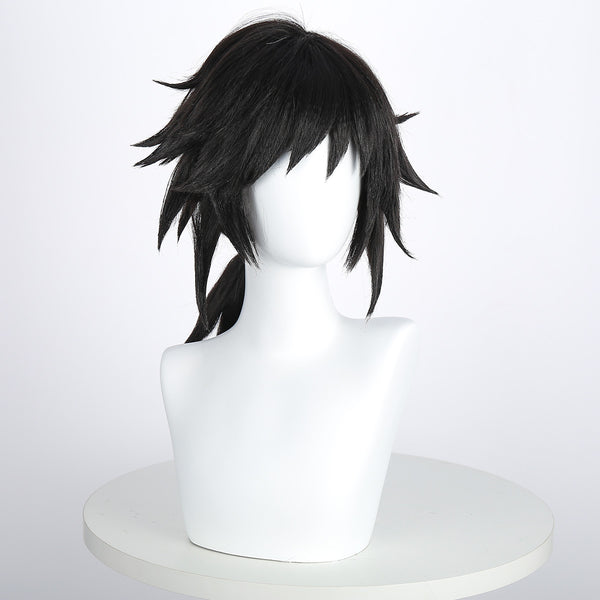 Giyuu Tomioka Cosplay Wigs Black Wigs Halloween Costume Accessories