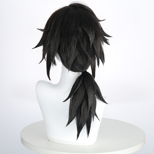 Giyuu Tomioka Cosplay Wigs Black Wigs Halloween Costume Accessories