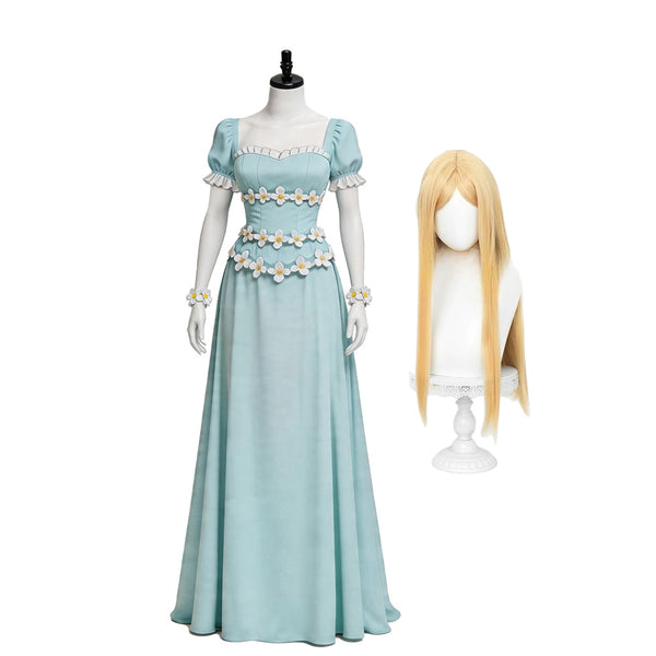 Golden Princess Costume Dress Renner Theiere Chardelon Ryle Vaiself Halloween Cosplay Outfit