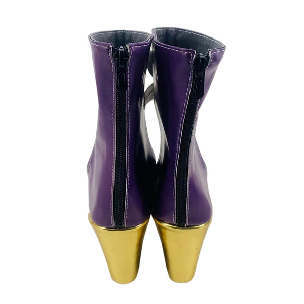 Gushing over Magical Girls Hiiragi Utena Cosplay Shoes Cosplay Purple Boots