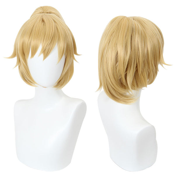 High-Rise Invasion Mayuko Nise Cosplay Wigs Blonde Ponytail Wigs