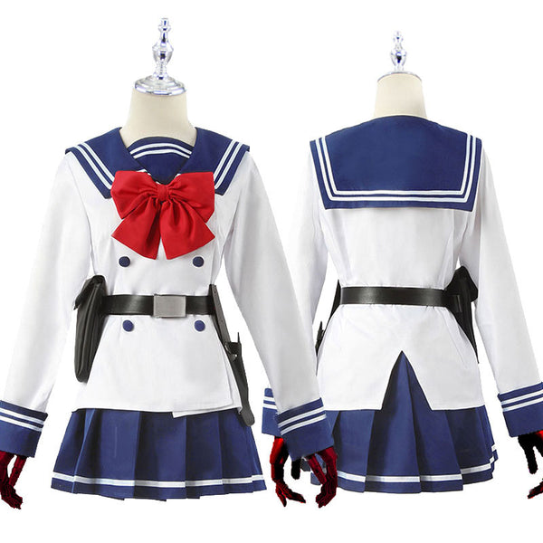 High-Rise Invasion Yuri Honjo Uniform Costume Women Girls Cosplay Dress For Halloween