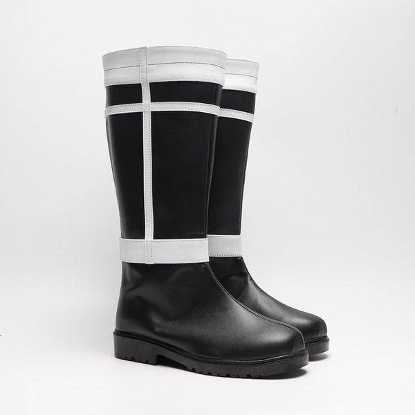 Himmel Costume Shoes PU Leather Black Boots Cosplay Accessories