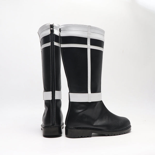 Himmel Costume Shoes PU Leather Black Boots Cosplay Accessories