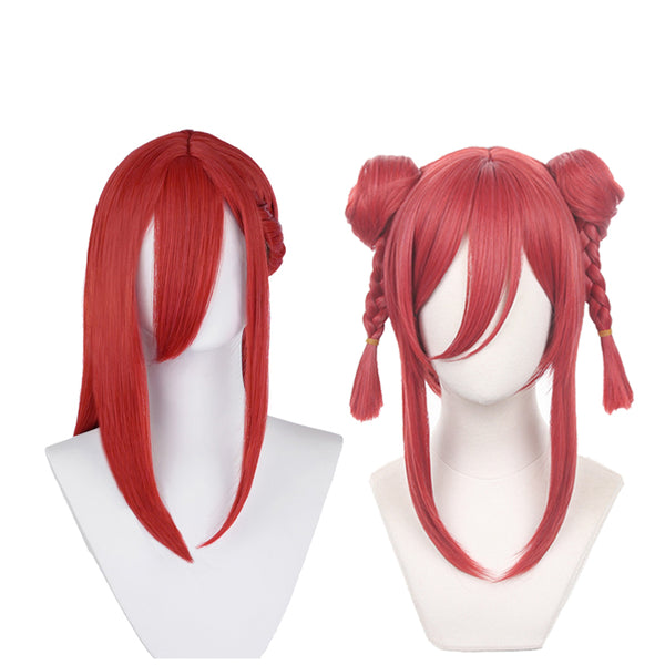 Anime Blue Lock Team Z Hyoma Chigiri Cosplay Wigs Red Wigs