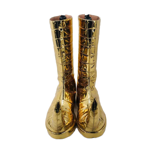 JOJO Dio Brando Cosplay Shoes Golden Boots Costume Accessories